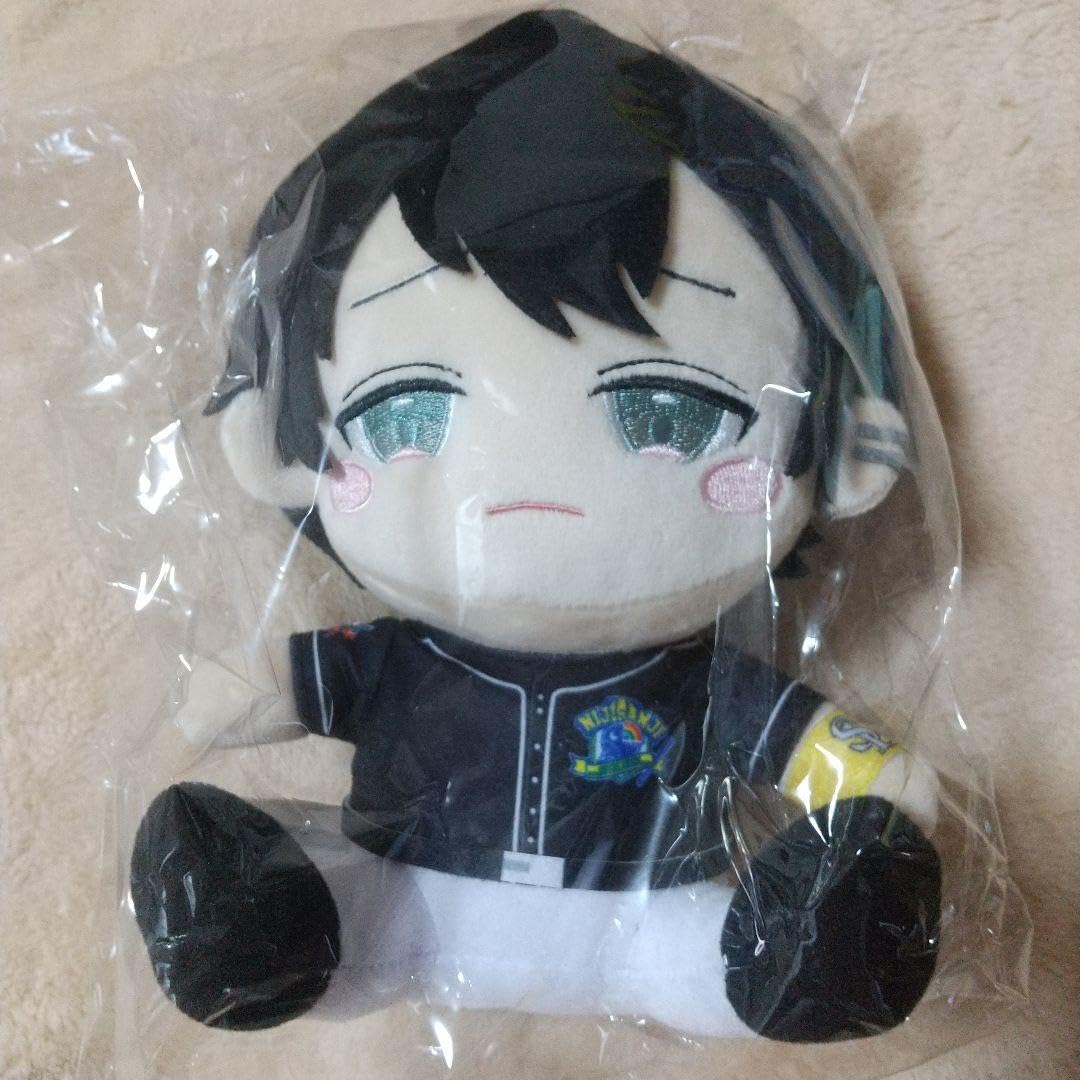 黛灰 パ・リーグコラボ ぬいぐるみ にじさんじ 黛灰 おすわりぬいぐるみ 「パ・リーグ6球団×にじさんじ」✕1点